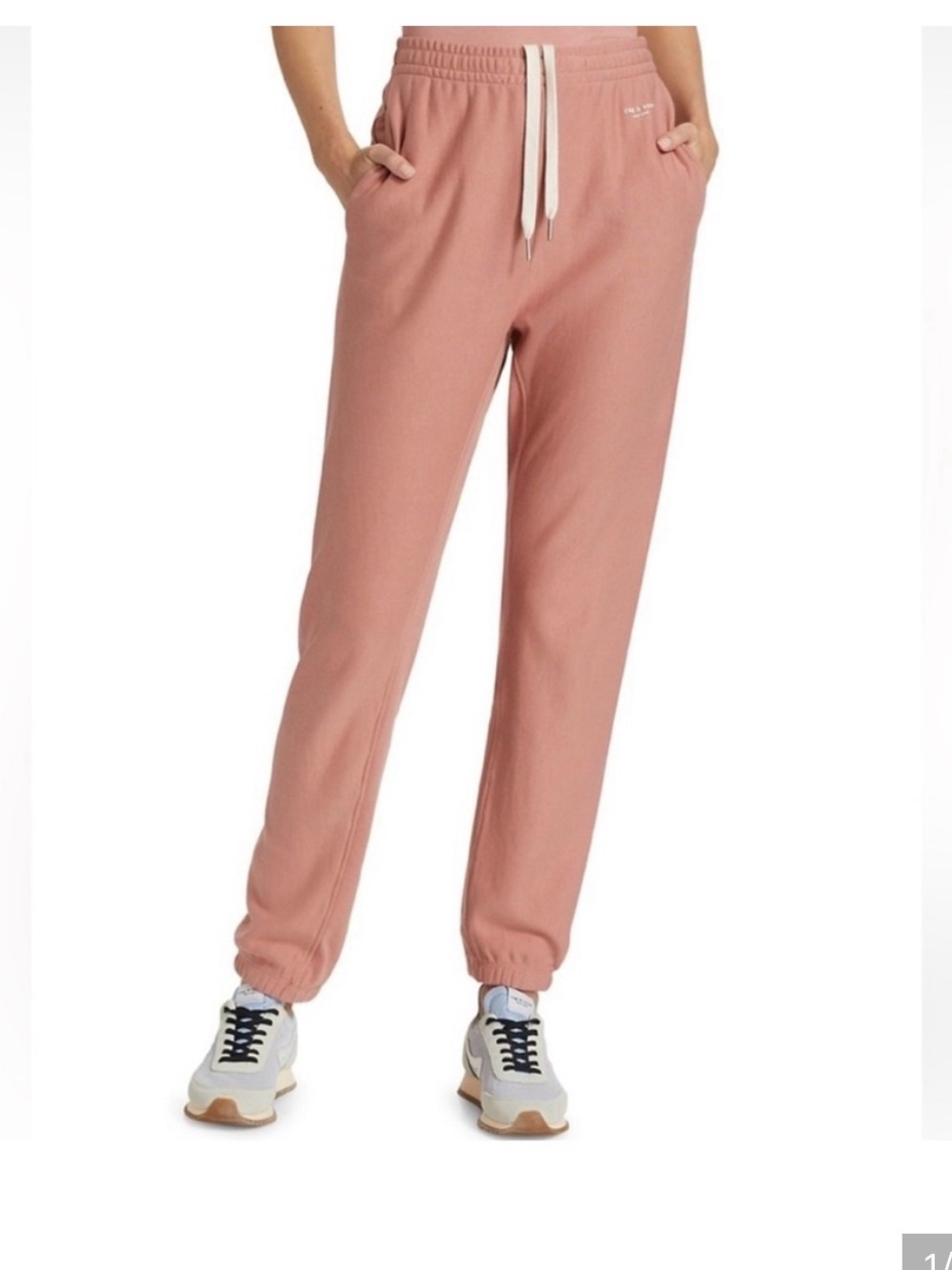 Rag & Bone City Sweatpants joggers S mauve pink organic casual comfy